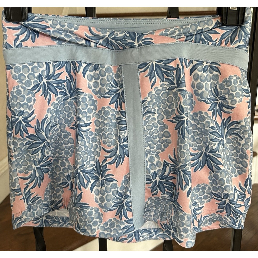 Little Girl's Size 5-6 Small Turtles & Tees Golf Tennis Skort Skirt Blue